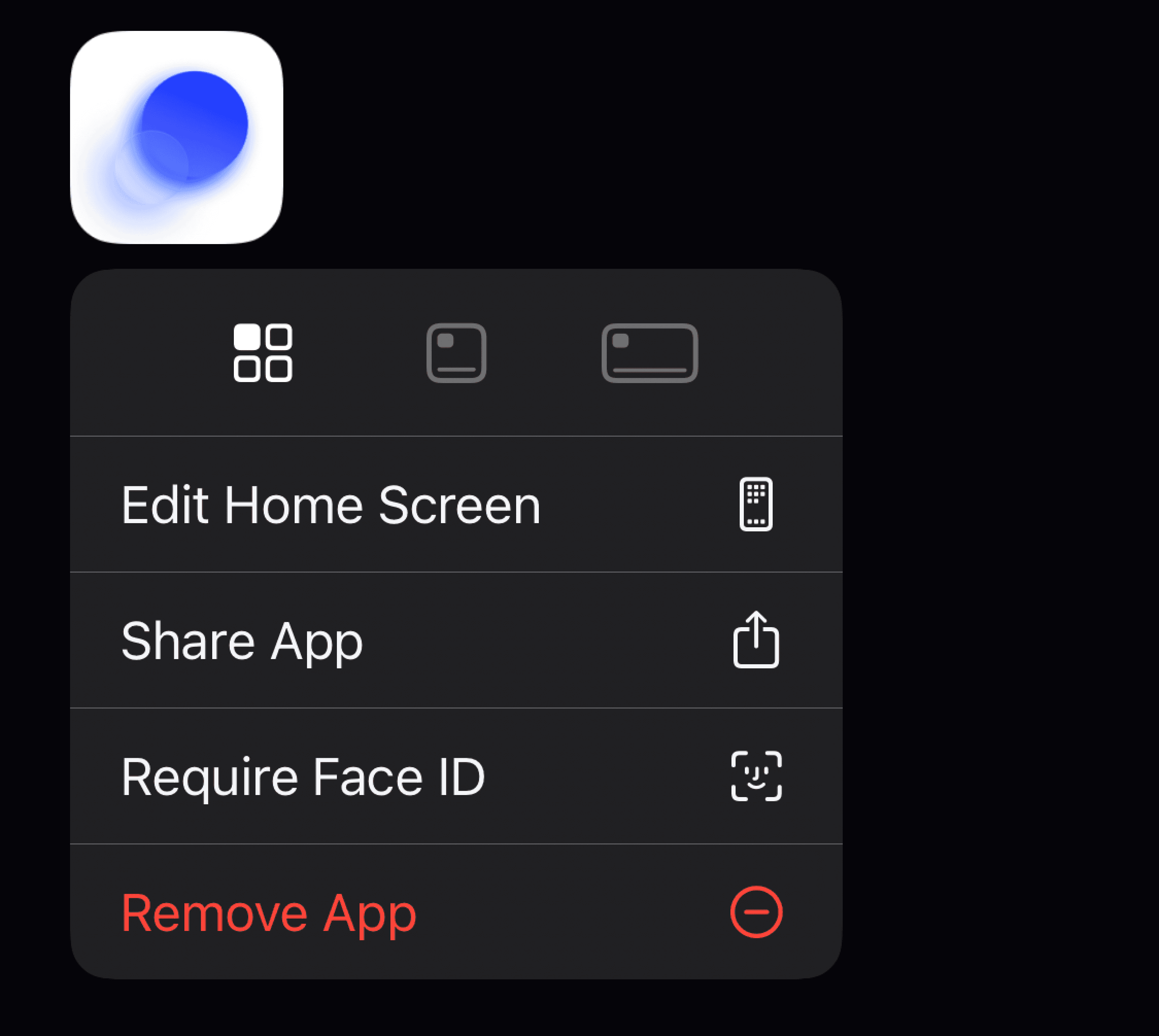 If you've updated to iOS 18, you can easily set a passcode by pressing and holding any app icon, and selecting the 'Require Passcode (Biometric Authentication)' option from the menu 👍