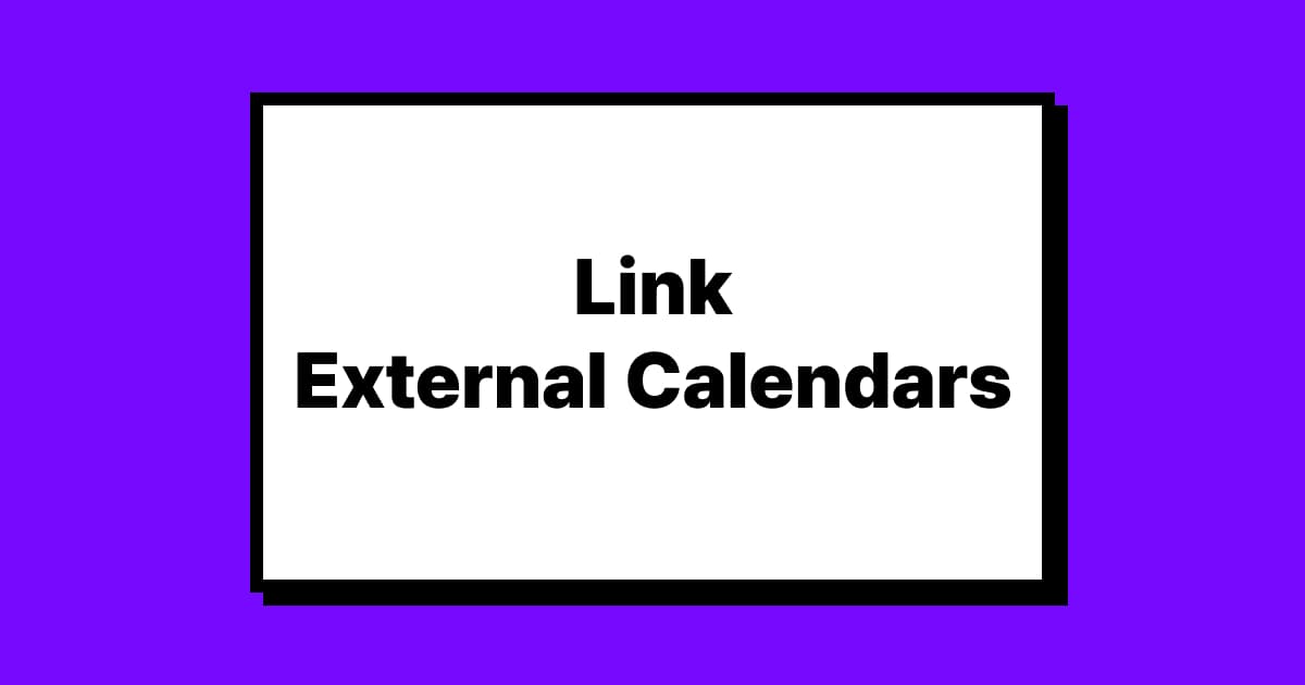 How to Link "External Calendars" to the Scheduler iPhone Calendar App 💡